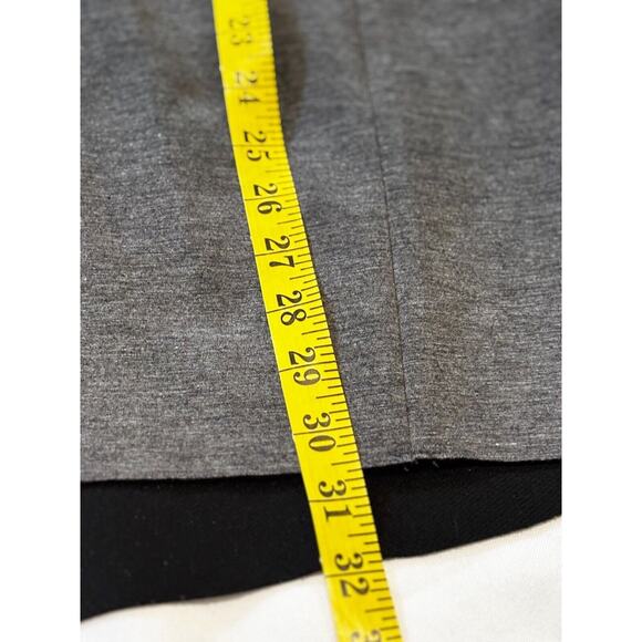 Trouve womens Gray Long Vest Pockets Sz XS statement academia career manly - Picture 4 of 8